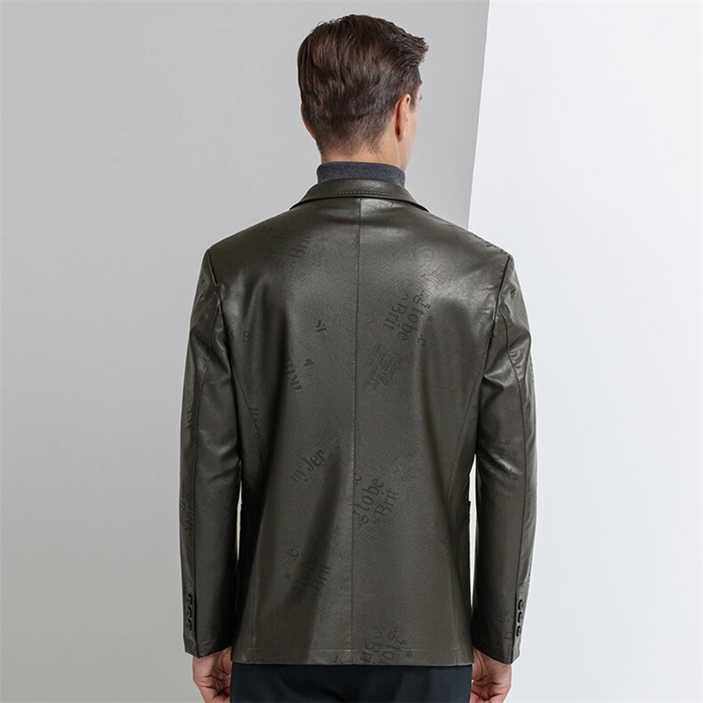 休闲秋冬个性西服领皮衣夹克潮流机车服中青年男士YN2105-P155,男装皮衣,电商B212（原钱塘6029）