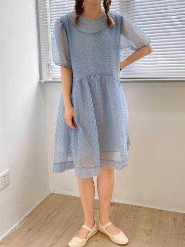 连衣裙，面料柔软舒适！，女装连衣裙，LUCY