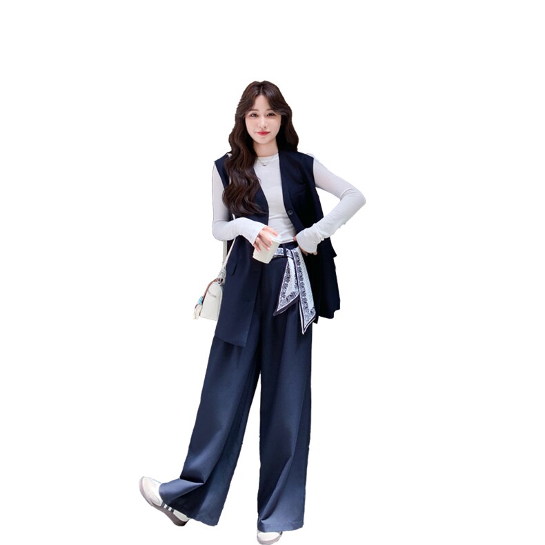 新款，马甲两件套送丝巾2B113-2519-P185-K278,女装套装/套裙,2B113