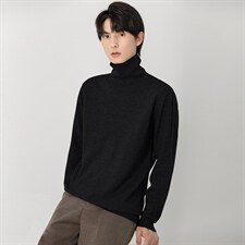 秋冬2022高领毛衣男新款韩版修身百搭打底羊毛58333P115，男装T恤，电商A355（原A415）