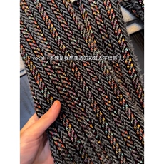 美式小香风七彩条纹灯芯绒裤子男秋冬垂感直筒休闲裤WLK844-P58，男装休闲裤，星座1008