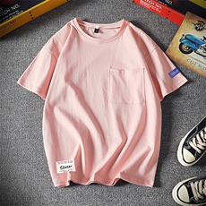 DX24062-P25大口袋百搭短袖t恤男大码半袖体恤上衣服，男装T恤，电商A040A