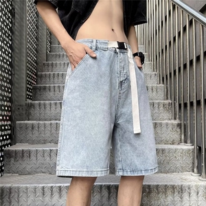 夏季薄款牛仔短裤男士 KM885 P36图片