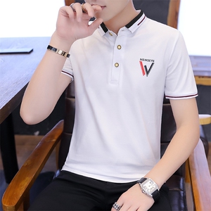 夏季新款短袖95棉高品质翻领POLO衫休闲短袖T恤 DS-A158-T058图片