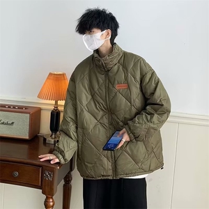 冬季菱格棉服男女2024新款棒球服休闲宽松情侣外套棉袄MZ003-P82图片