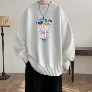 半高领毛衣男士大码针织衫男毛线衣男 M18332-P45 加绒款-P65图片