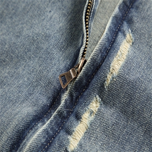 水洗牛仔外套男款春美式痞帅上衣服宽松休闲工装夹克JK1325-P90图片