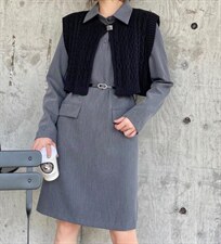 【现货】两件套气质连衣裙，女装连衣裙，芷炫