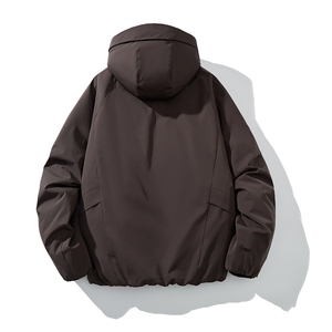 男士短款连帽羽绒服外套 D213-M306-P330图片