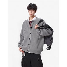 25秋冬新款开衫毛衣男百搭打底舒适外套针织衫705-1-Y805-P68，男装T恤，星座705-1