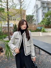 韩版甜美淑女气质高雅优雅时尚外套，其它，荷塘月色