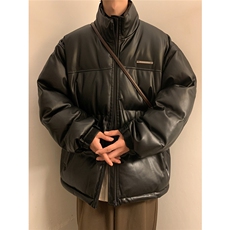 2022冬季新款立领宽松皮棉衣男百搭棉服XZ518-2-MY70，男装棉衣，四季星座518-2