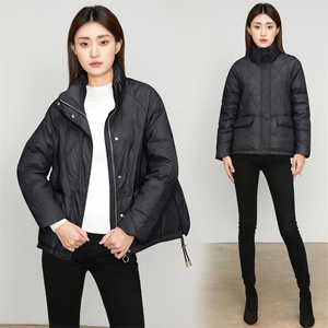 多色可选立领修身显瘦保暖羽绒服短外套图片