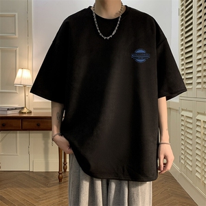 麂皮绒短袖t恤男大码半袖男 酒店风 JD82395-P25图片