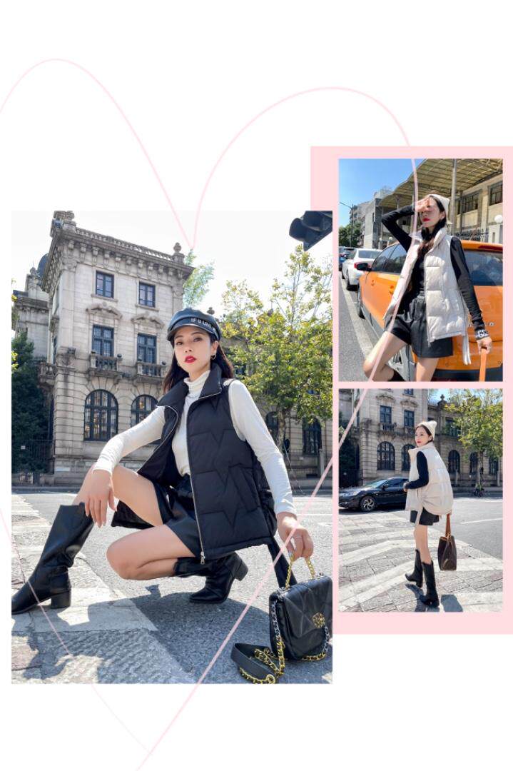 马甲，女装马甲，红嘴鸥