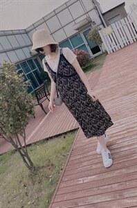 韩版碎花连衣裙图片