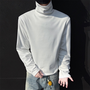 复古百搭长袖T恤男士春季潮牌休闲情侣高领卫衣男WY873-P28图片