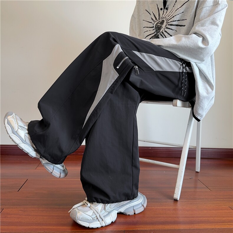 拼接拉链设计冲锋裤B315-K25490-特p35控68加绒K25490JR特p45控88，男装休闲裤，电商B315