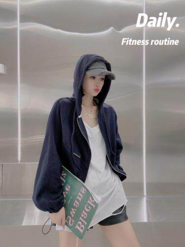 秋季款华夫格卫衣开衫，女装卫衣/绒衫，玩美