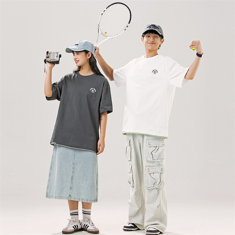 2025夏季新款男装日系潮牌纯棉印花圆领宽松短袖休闲T恤T926-F44,男装T恤,电商A101（原外27）