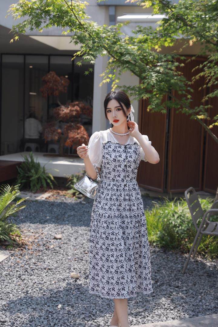 2023夏小清新连衣裙，女装连衣裙，贻思茗