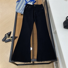 1506A/Gc4480/P39美式高街微喇裤子窄版提裆直筒长裤，男装休闲裤，星座1506A