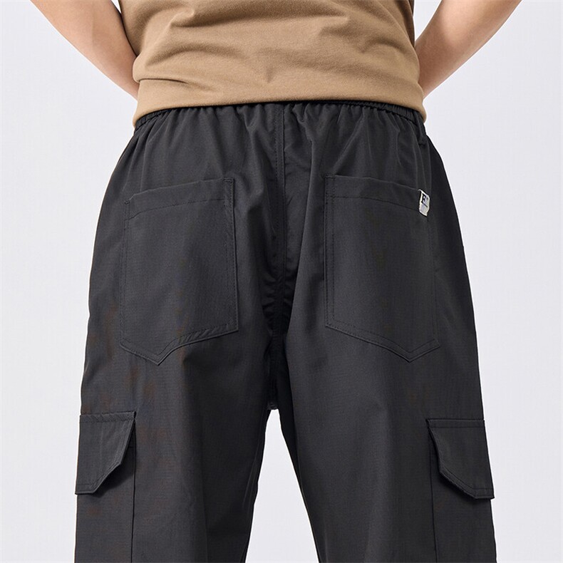 夏季薄款户外登山速干冲锋工装休闲裤直筒宽松冰丝男裤子M908-P38,男装工装外套,星座509