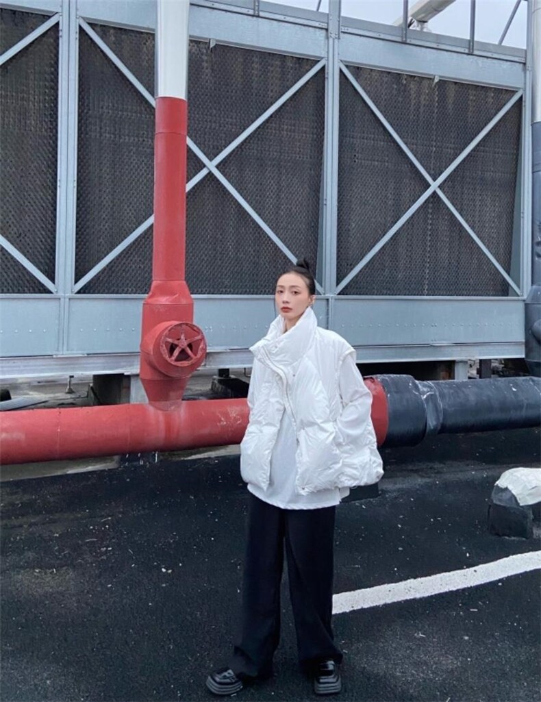 欧版羽绒马甲，女装马甲，LL+