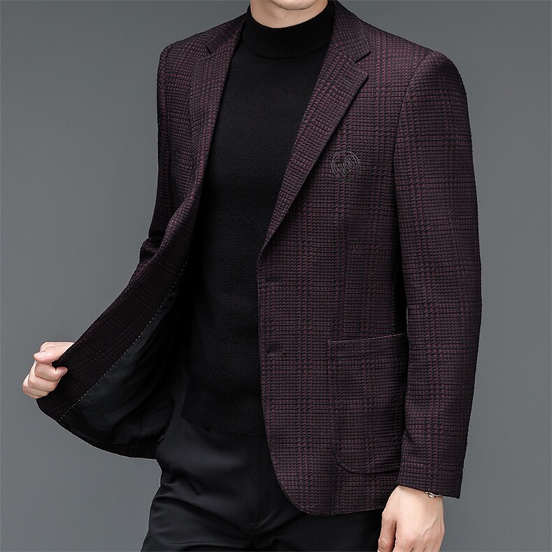 5836男士2023秋新款长袖西服休闲外套单装西装P153,男装西服,电商B360