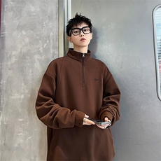 E52P43秋冬男装卫衣立领男装上衣休闲宽松时尚，男装卫衣，星座512-6