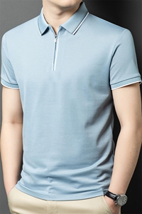 R-PT26610夏季男士新款短袖T恤青年修身体恤休闲POLO衫图片