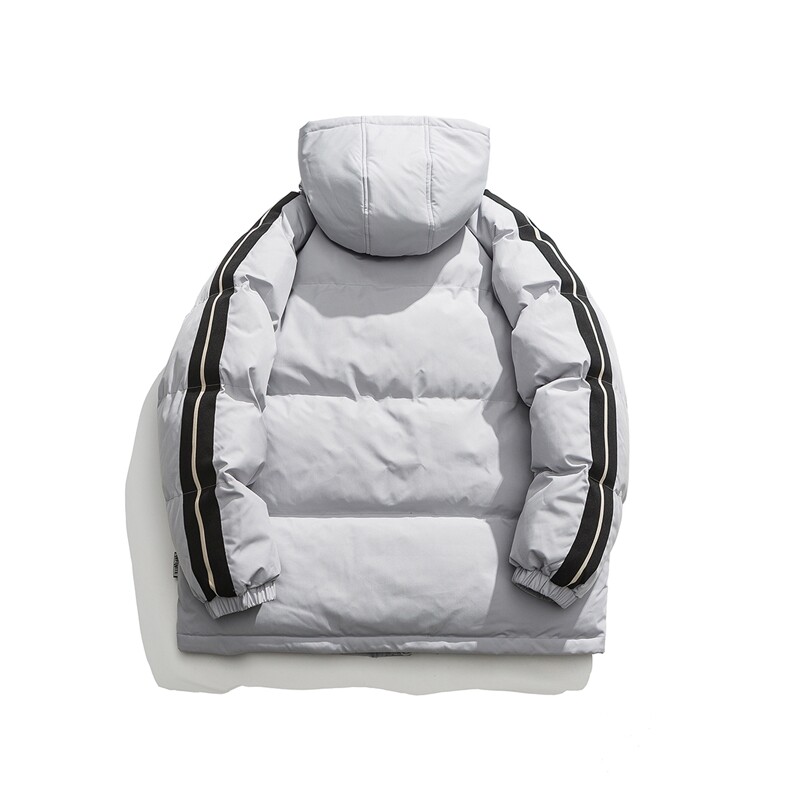 白底冬季百搭宽松字母印花潮流棉服卫衣MY53031特批P95控158,男装棉衣,电商A247-1