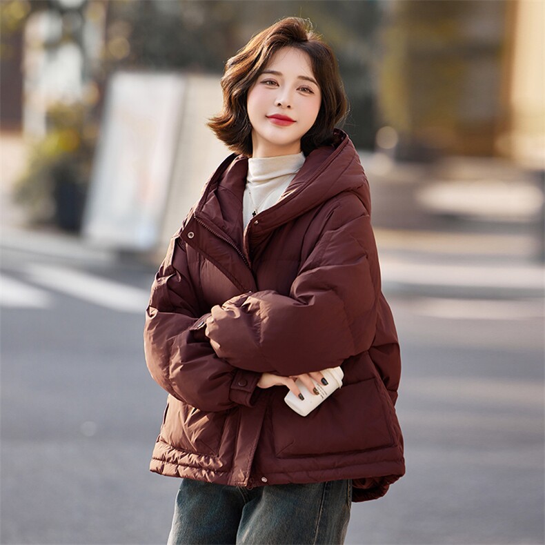 短款羽绒服女冬季2024新款高端洋气小个子云朵泡芙面包服外套图片