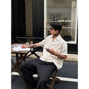 【量大价优】天丝亚麻套头衬衫T恤ootd穿搭CS08001P55