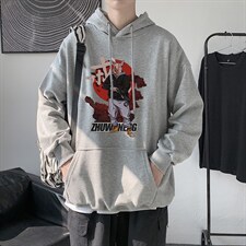 L1561P45春装港风个性男春季港风长袖t恤大码潮牌印花卫衣男，男装卫衣，星座510A-1