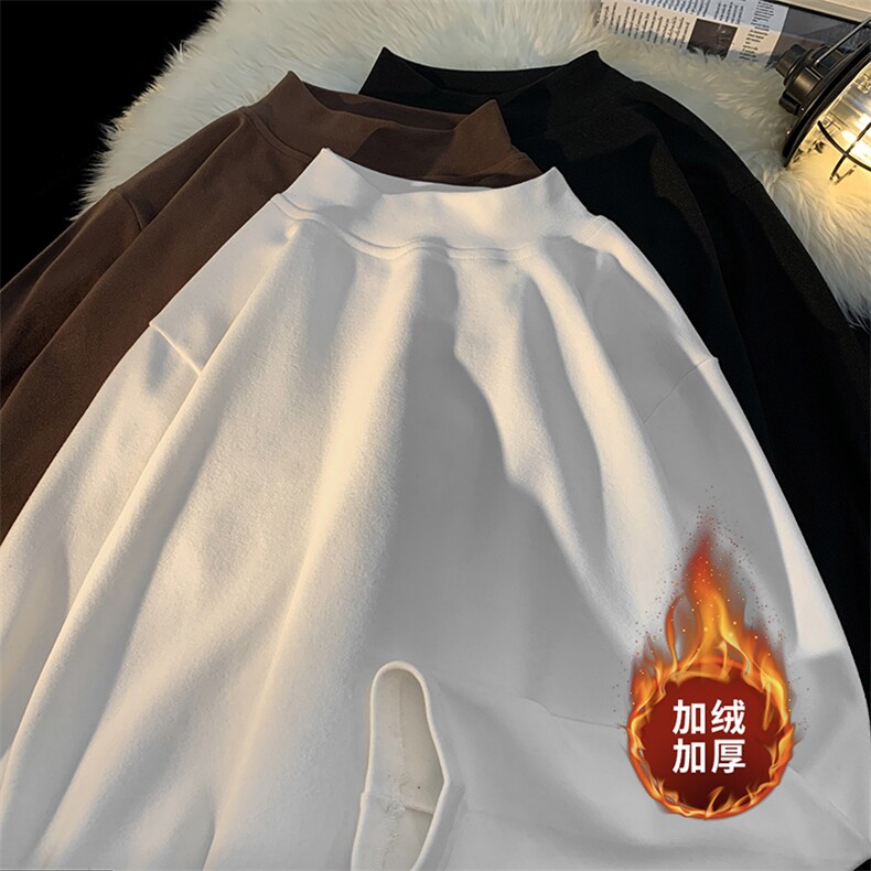 大货！秋冬德绒打底衫B220~DL001常规280克特P14加绒420克特P21图片