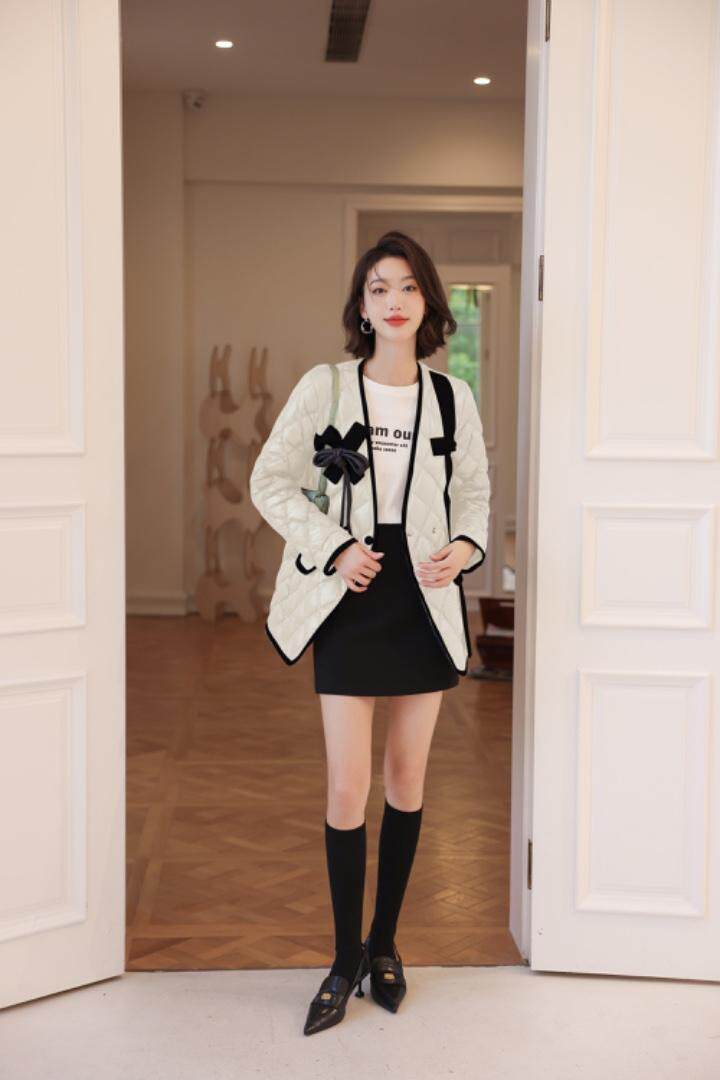 西服款羽绒服（90绒），女装羽绒服，卡西姆