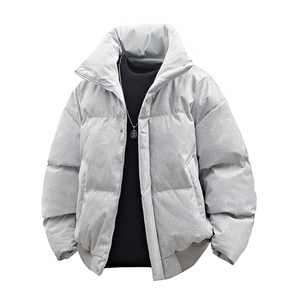 支持二开 冬装加棉加厚立领棉服男女棉衣外套光板面包服 M819-P75图片