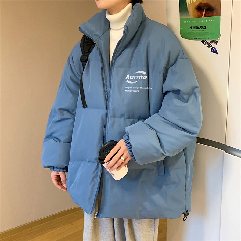 秋冬新款韩版加厚保暖立领宽松棉服外套男MY62032P115控138,男装棉衣,电商A268A