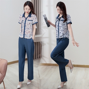 美容师工作服女长裤显瘦养生馆桑拿足疗工作服酒店足疗足浴技师服图片
