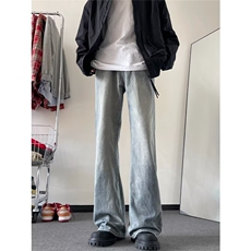 牛仔裤男韩版潮流直筒裤子高街帅2024春季新款ins长裤RK1523-P41，男装牛仔裤，星座412-3