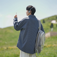 B225-C6080-P70-X88-格子口袋衬衫-(聚酯纤维)已有现货，男装衬衫，电商B225