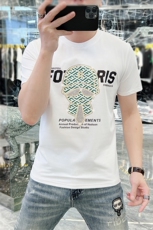 新款时尚高端精品欧货夏季男T恤短袖潮流抖音A227B-A-723-P48，男装T恤，电商A227B（原钱塘4066-1）