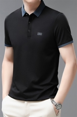夏季男士短袖休闲t恤百搭polo衫中年爸爸夏装上衣QP1635-P55，男装Polo衫，星座1105-3