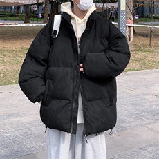 F584P90秋冬季高级棉服男生立领宽松大码棉衣港风复古袄子，男装棉衣，星座512-6