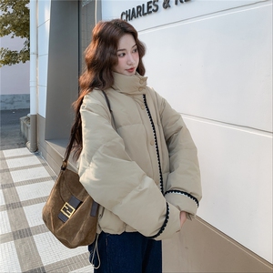 新品  特种绣花边短款羽绒服2C273-1036-P260-K398图片