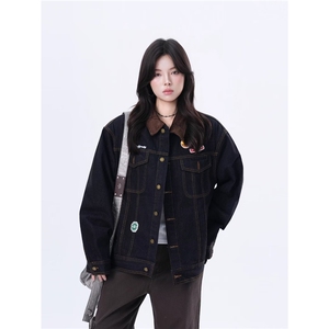 2605-P70 男女童牛仔外套春秋季新款儿童复古洋气上衣图片