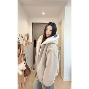美式座山雕皮毛领情侣棉服男冬款棉衣外套潮加厚版棉袄TT6047 P96图片