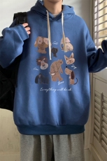 连帽卫衣男大码胖子帽衫大号运动服WY2444-P35，男装卫衣，电商A040