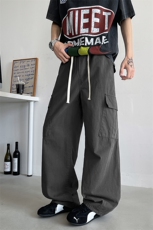 hiphop水洗棉拼接工装裤男美式休闲裤子-A2020TP50控88，男装工装外套，电商B241